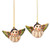 Ceramic Angel Ornaments Crafted in Mexico Pair 'Rosy-Cheeked Angels'