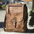 Handmade Leather Backpack in Saddle Brown from Mexico 'Saddle Brown Traveler'