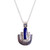 Taxco Lapis Lazuli Pendant Necklace from Mexico 'Huipil Style'