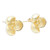 18k Gold Plated Floral Stud Earrings from Bali 'Bell Blossom'