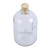 Eco Friendly Handblown Crystalline Recycled Glass Bottle 'Crystalline Currents'