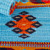 Natural Dyes All Wool Table Runner from Mexico 'Blue Mesa'