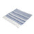 Striped Cotton Beach Towel in Sky Blue from Guatemala 'Fresh Relaxation in Sky Blue'