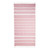 Handwoven Cotton Beach Towel in Carnation from Guatemala 'Fresh Relaxation in Carnation'