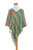Handwoven Striped Cotton Poncho from Guatemala 'Beach Stripes'