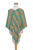 Handwoven Striped Cotton Poncho from Guatemala 'Beach Stripes'