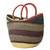 Colorful Hand Woven Raffia Basket Bag from Ghana 'Eban'