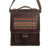 Leather and Wool Insert Crossbody Messenger Bag from Peru 'Sierra Voyager'