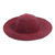 Woven Raffia Sun Hat in Red 'Shaded'