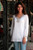 Fair Trade Cotton Embroidered Tunic Top 'Dazzling White'