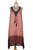 Handmade Viscose Chiffon Tie-Dyed Sleeveless Dress 'Jaipur Sunset'