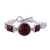 Mahogany obsidian pendant bracelet 'Magnificent'