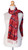 Patterned Scarf from Thailand 'Smoky Carnation'