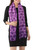 Silk Tie Dye Scarf from Thailand 'Amethyst Mystique'