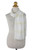 Hand Woven Cotton and Silk Blend Scarf from Thailand 'Creamy White Harmony'