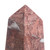 Unique Gemstone Red Obelisk Sculpture from Peru 'Inner Fire'