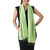 Spring Green Rayon and Silk Blend Floral Jacquard Shawl 'Green Bouquet'