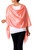 Floral Paisley Varanasi Silk Shawl in Orange and White 'Tangerine Ecstasy'