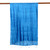 Hand Woven Fringed Silk Scarf in Cyan from Thailand 'Shimmering Cyan'