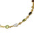 Hand Crafted Gold Plated Multigem Link Necklace from India 'Gemstone Romance'