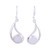 Faceted Rainbow Moonstone and Sterling Silver Earrings 'Misty Charm'