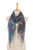 Tie-Dyed Multicolored Cotton Wrap Scarf from Thailand 'Artistic Colors'