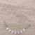 Rainbow Moonstone and Onyx Pendant Necklace from India 'Morning Grandeur'