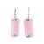 12-Carat Rose Quartz Drop Earrings from India 'Beautiful Pink'