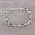 18-Carat Peridot Link Bracelet Crafted in India 'Verdant Luster'