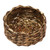Gold-Tone Recycled Paper Basket from India 'Golden Nest'