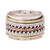 Dot Motif Sterling Silver Spinner Ring from India 'Royal Trance'