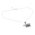 Sterling Silver Bee Pendant Necklace from India 'Humming Bee'