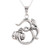 Sterling Silver Om Pendant Necklace from India 'Fascinating Om'