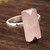 3-Carat Rose Quartz Cocktail Ring from india 'Glorious Crystal'