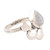Teardrop Rainbow Moonstone Cocktail Ring from India 'Misty Bubbles'