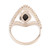 Marquise Onyx Cocktail Ring Crafted in India 'Magical Kite'