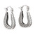 Horseshoe Shaped Filigree Sterling Silver Hoop Earrings 'Horseshoe Bend'