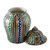 Multicolor Moorish Fern Motif Talavera Style Ginger Jar 'Moorish Ferns'