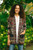 Floral Viscose Blend Jacquard Jacket from India 'Artful Shimmer'
