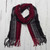 Crimson Grey and Black Scarf 'Crimson Road'