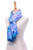 Hand Crafted Tie-Dyed Silk Scarf 'Candy Sea'