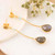 Hand Made Gold-Plated Labradorite Dangle Earrings 'After Dinner'