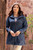 Fleece-Lined Cotton Denim Coat from India 'Winter Wish'