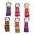 Six Cotton Worry Dolls and Pinewood Boxes from Guatemala 'Country Treasures'