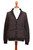 Azure and Sunrise Men's 100 Alpaca Cardigan from Peru 'Warm Waves'