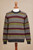 Colorful Men's 100 Alpaca Pullover from Peru 'Winter Charm'