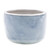 Handcrafted Ceramic Flower Pot with Polished Grey Surface 'Grey Bud'