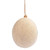 Handcrafted Embroidered Wool Egg Ornament in Ivory and Green 'Yerevan's Fruit'