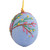 Felt Ornament with Hand-Embroidered Floral and Leaf Motifs 'Armenian Spring'