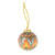 Hand-Painted Traditional Spherical Ceramic Ornament 'Heaven's Sphere'